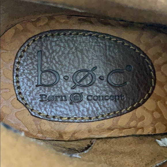 Born boc brown ankle boots size 7.5 - Picture 7 of 8